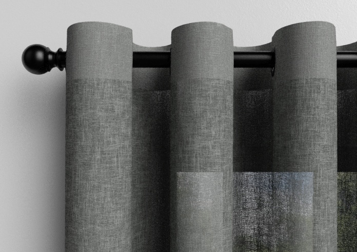 Kalahari Voile, Cool Grey - Made to Measure Curtains - Image 12